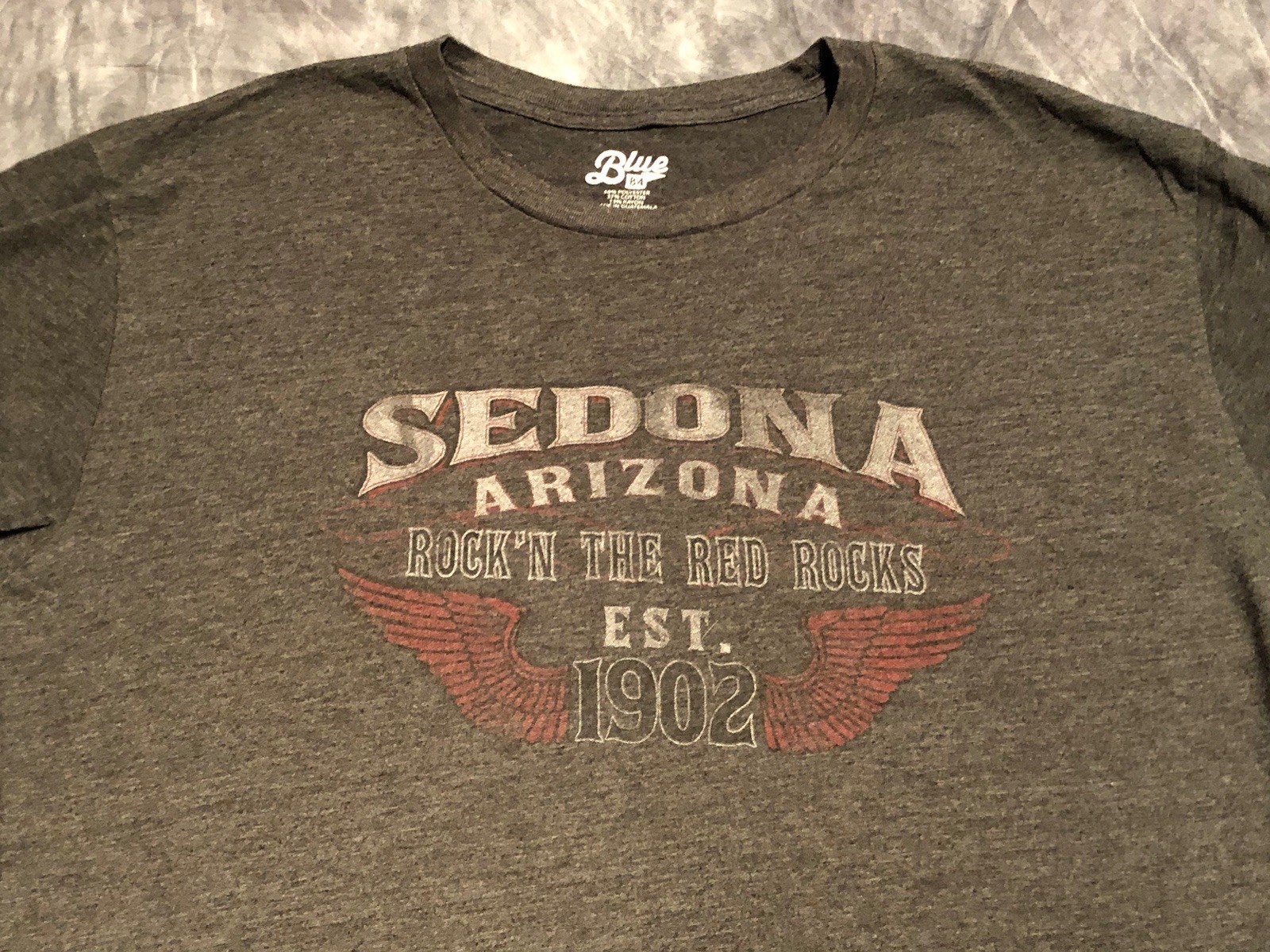 Sedona Arizona Est. 1902 TShirt Gray Cotton Blend VG Size XL gallery