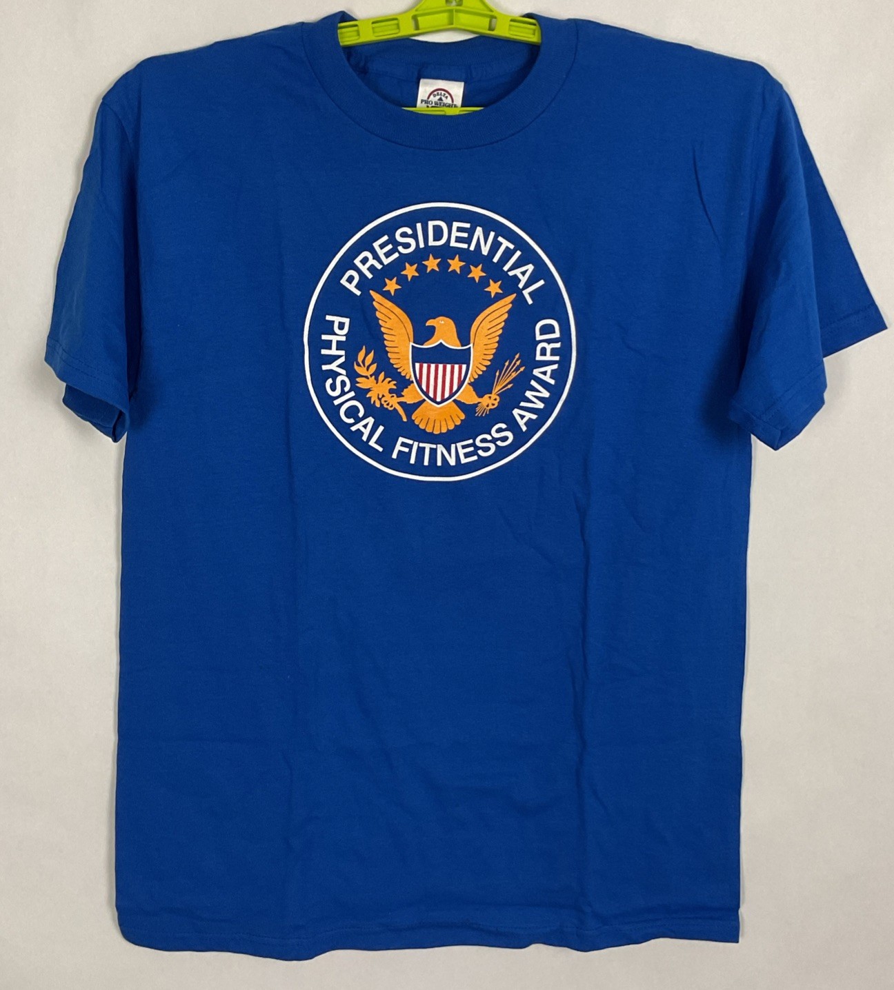 Presidential Physical Fitness Tshirt Blue Sz M Delta Cotton Chest 40×29” New
