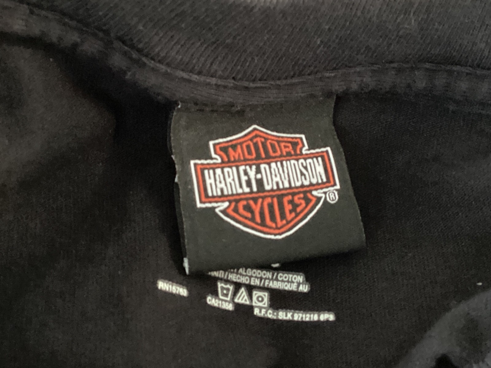 Harley Davidson Racine Wisconsin Mens black 2 sided T shirt XL 105 yrs 1903-2008 gallery