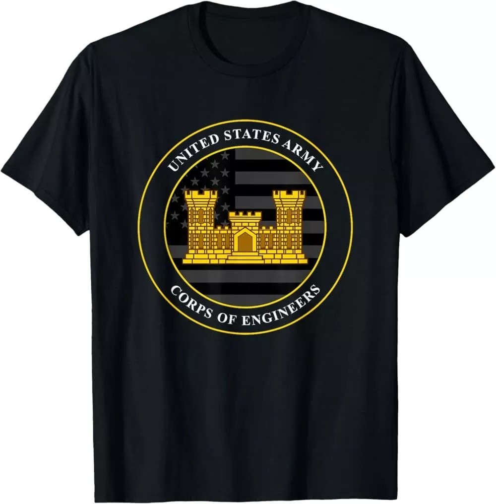 Limited US Army Corps of Engineers Made In USA T-Shirt gallery