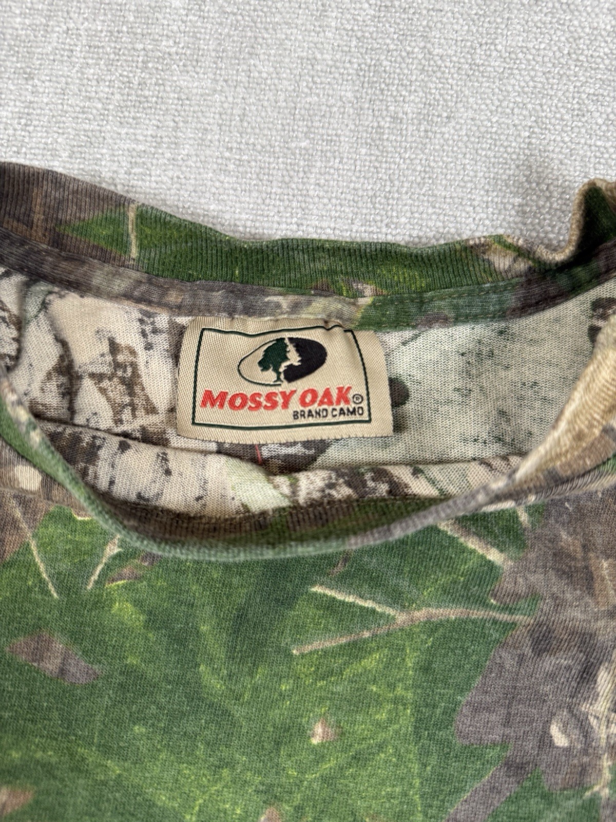 Mossy Oak Shirt Mens XL Camo Long Sleeve Pocket Hunting Outdoors Real Tree Style gallery