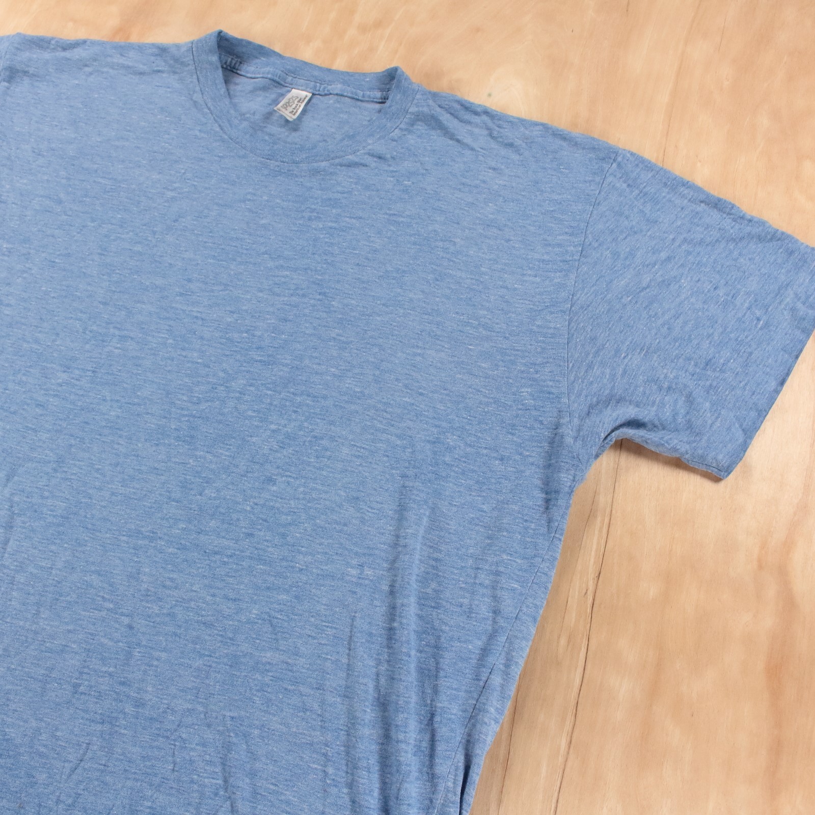 AMERICAN APPAREL 50/25/25 The Track Shirt blank t-shirt XL vtg y2k indie sleaze gallery