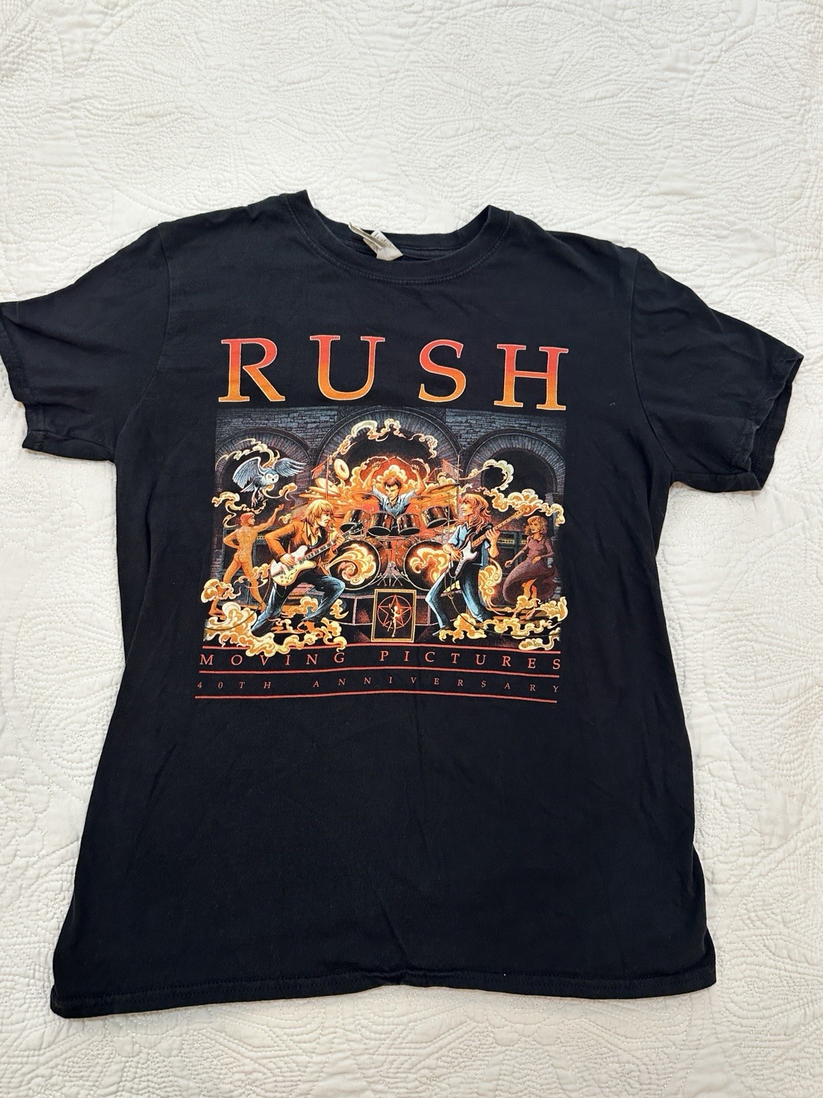 RUSH Moving Pictures 40Th Anniversary 1981- 2021 T-Shirt Size M Epic Graphic gallery
