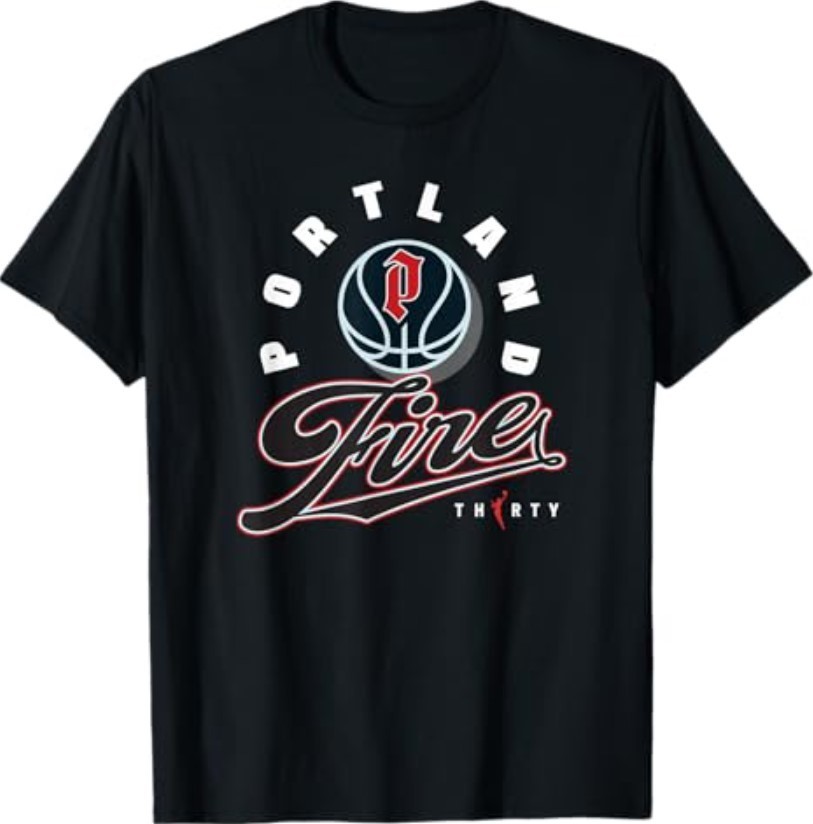 WNBA 30th Anniversary Boardwalk Portland Fire T-Shirt