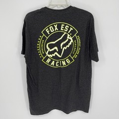 Buckle Men’s Gray Formula Reflective Fox Racing Motocross T-Shirt Size L