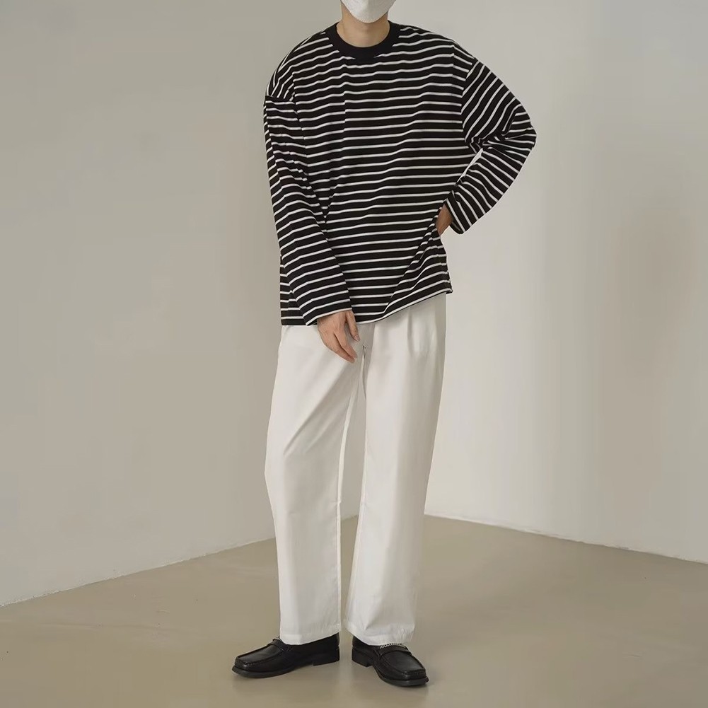 Casual Outing Korean Casual Tops 95% Polyester 5% Spandex All-match Clothing gallery