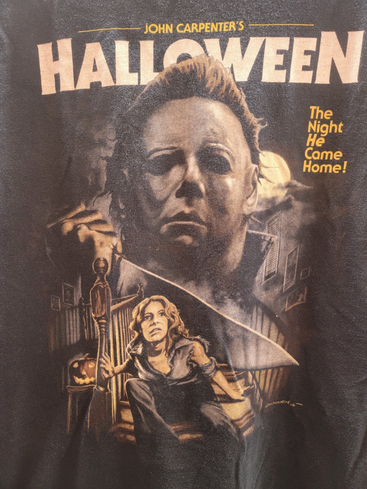 Fright Rags Halloween V 1 Size XL Shirt Michael Myers Justin Osbourn Preowned gallery