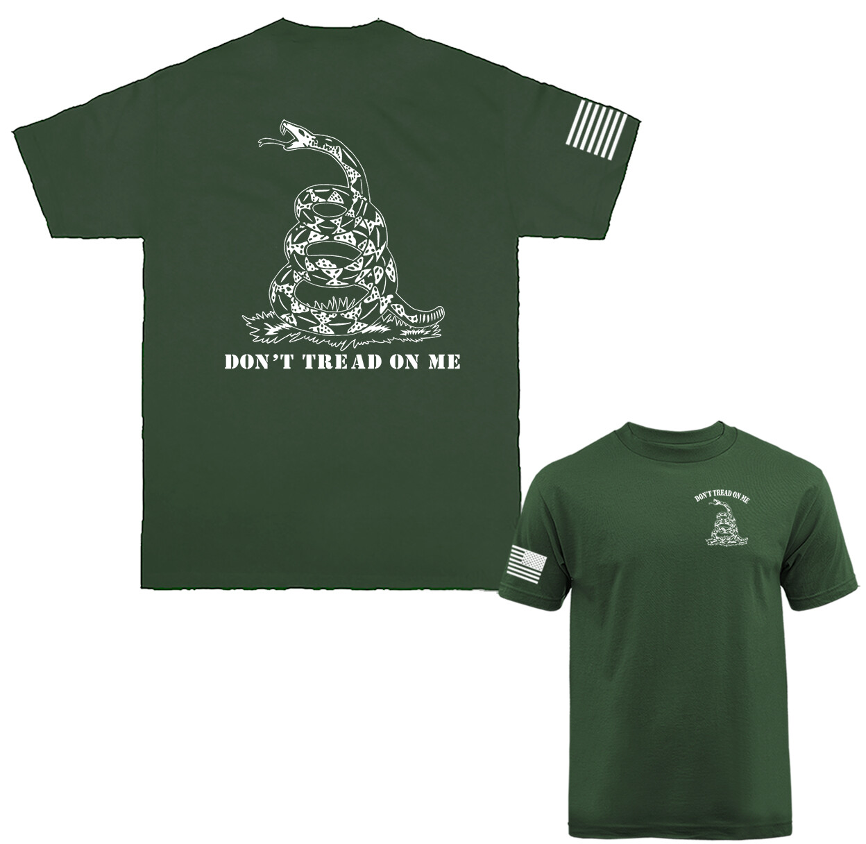 Don'T Tread on Me US Flag American Pride Constitution Patriotic T-shirt gallery