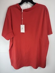 Helmut Lang Men’s Figure Logo Tee Crewneck T-Shirt Size: XXL