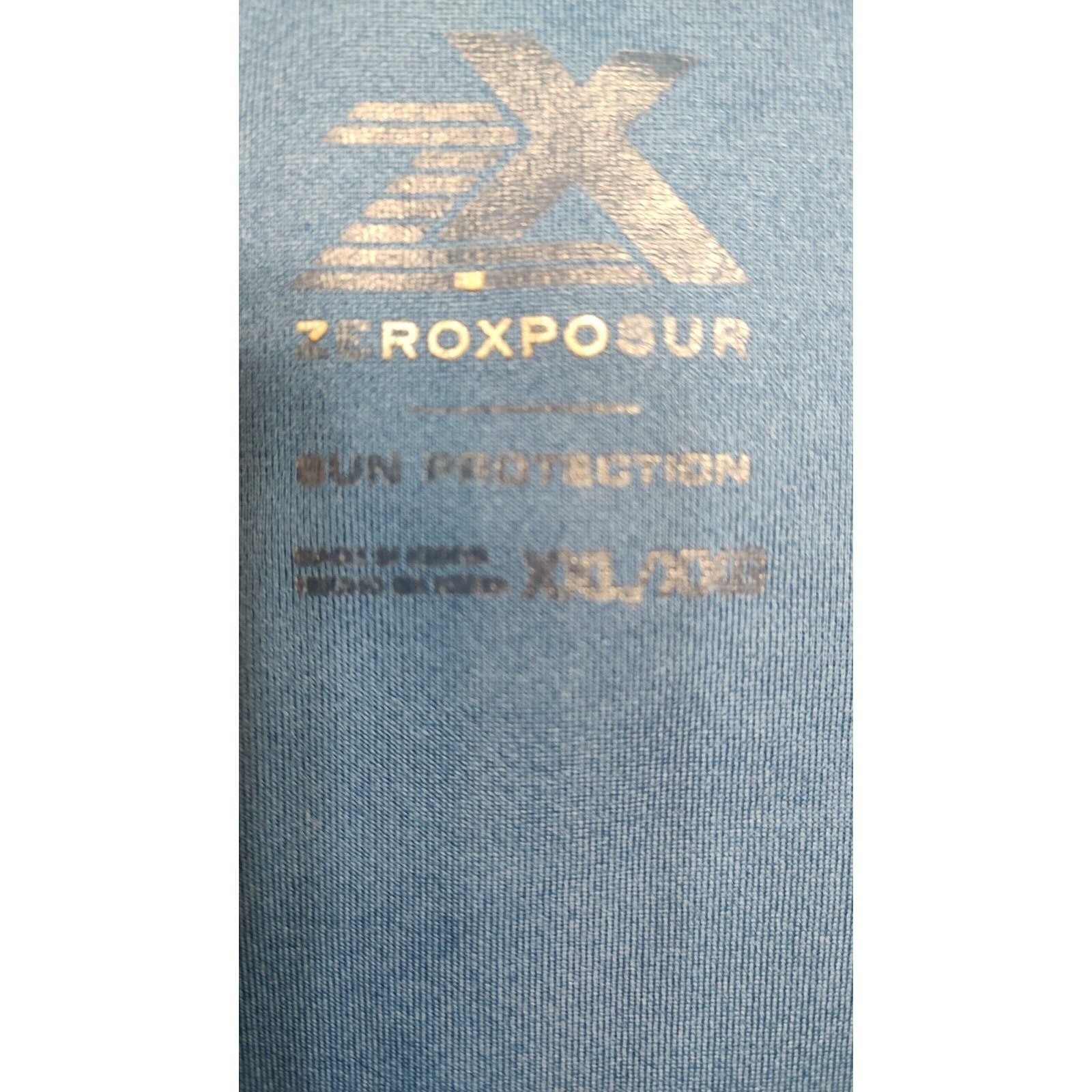 Zeroxposur Men's Blue Sport T Shirt Size XXL Sun Protection Short sleeve gallery