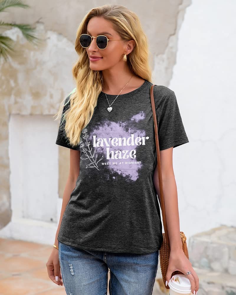 Lavender Haze Album Meet Me at Midnight Women's Shirt T-Shirt Music Lover XXL gallery