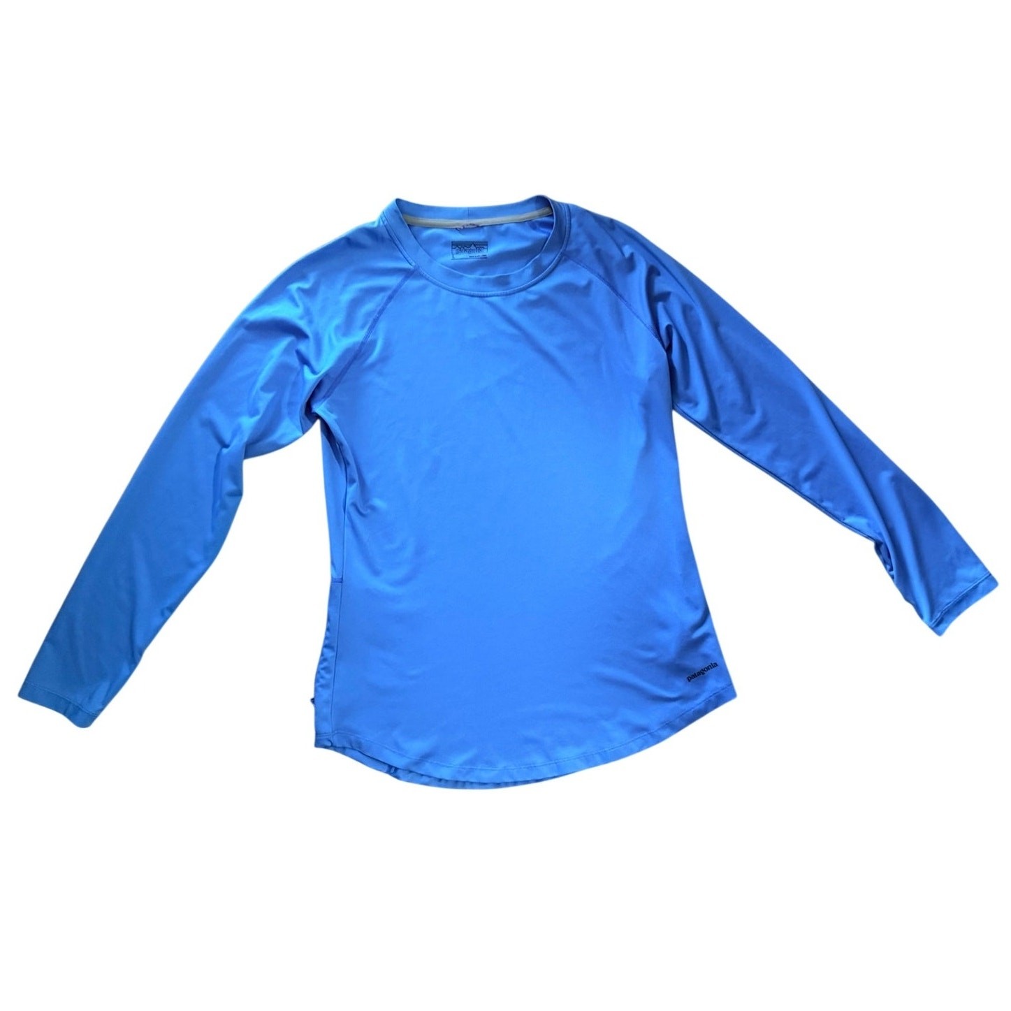 Patagonia Men's Long Sleeve Blue Spandex Jersey Shirt Sz L gallery
