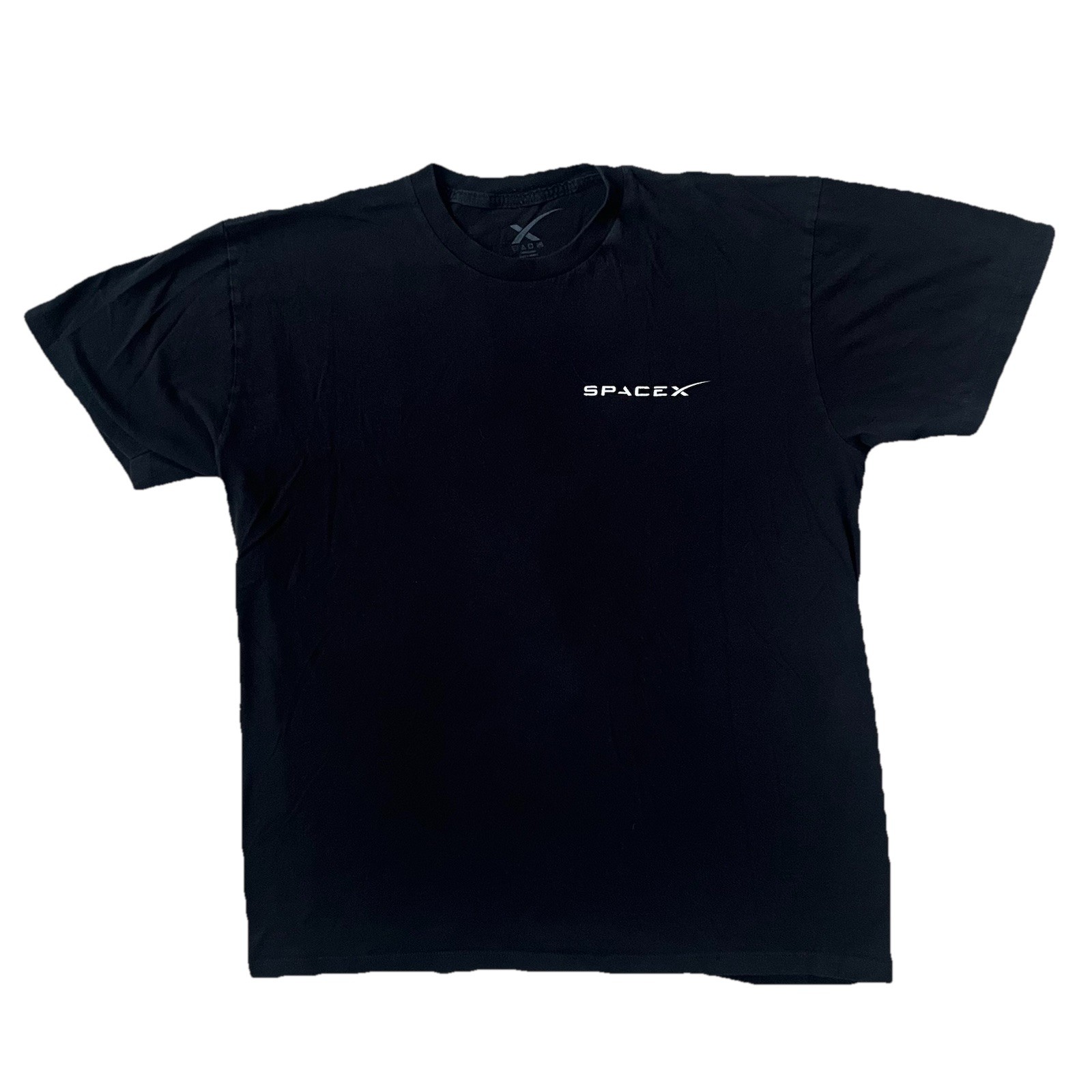 SpaceX Dragon Crew Employee Shirt Black L NASA Era Rare Space Capsule Logo Tee gallery