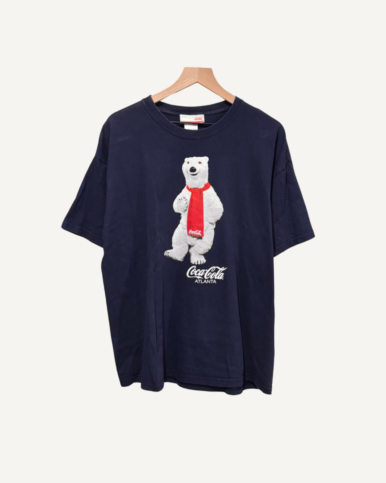 Vintage Coca-Cola Atlanta Polar Bear Graphic T-Shirt - Navy XL gallery