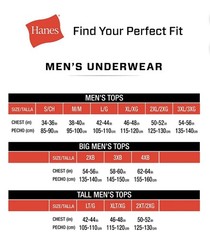 6-Pack HANES Men’s Size L Cotton Stretch T-Shirts Crewneck Undershirts – White