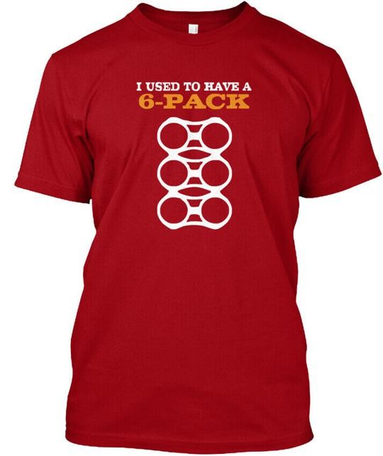 I Used To Have A 6-pack Funny Mens Pre T-Shirt Made in the USA Size S to 5XL