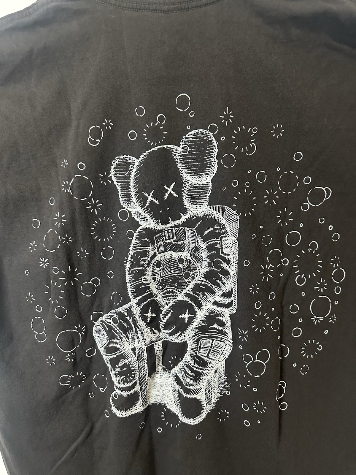 KAWS x Kid Cudi Moon Man Glow In The Dark Shirt Size XL NEW, NEVER WORN gallery