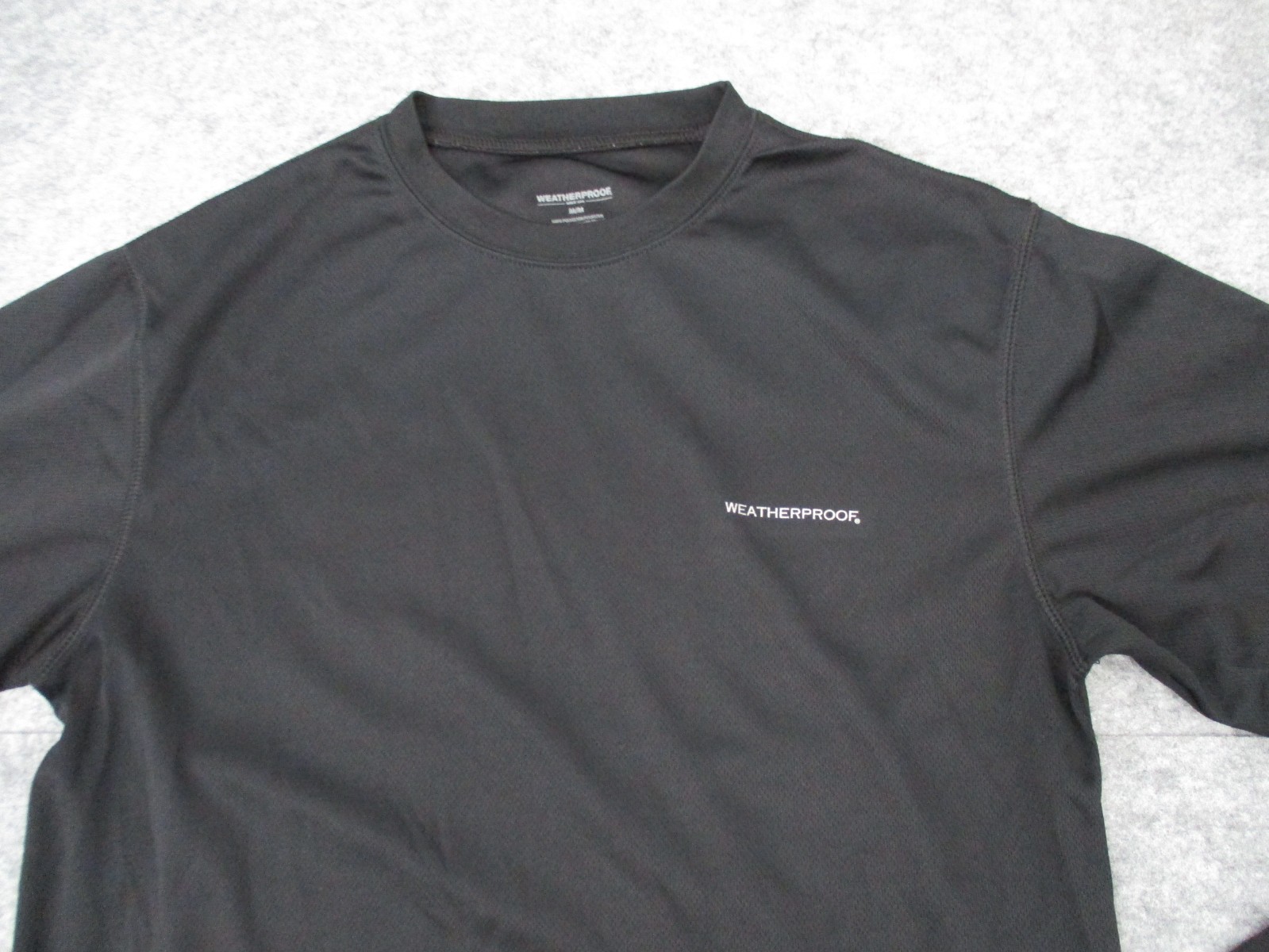 Weatherproof Mens Medium Base Layer Black Long Sleeve Top Layering Outdoors gallery