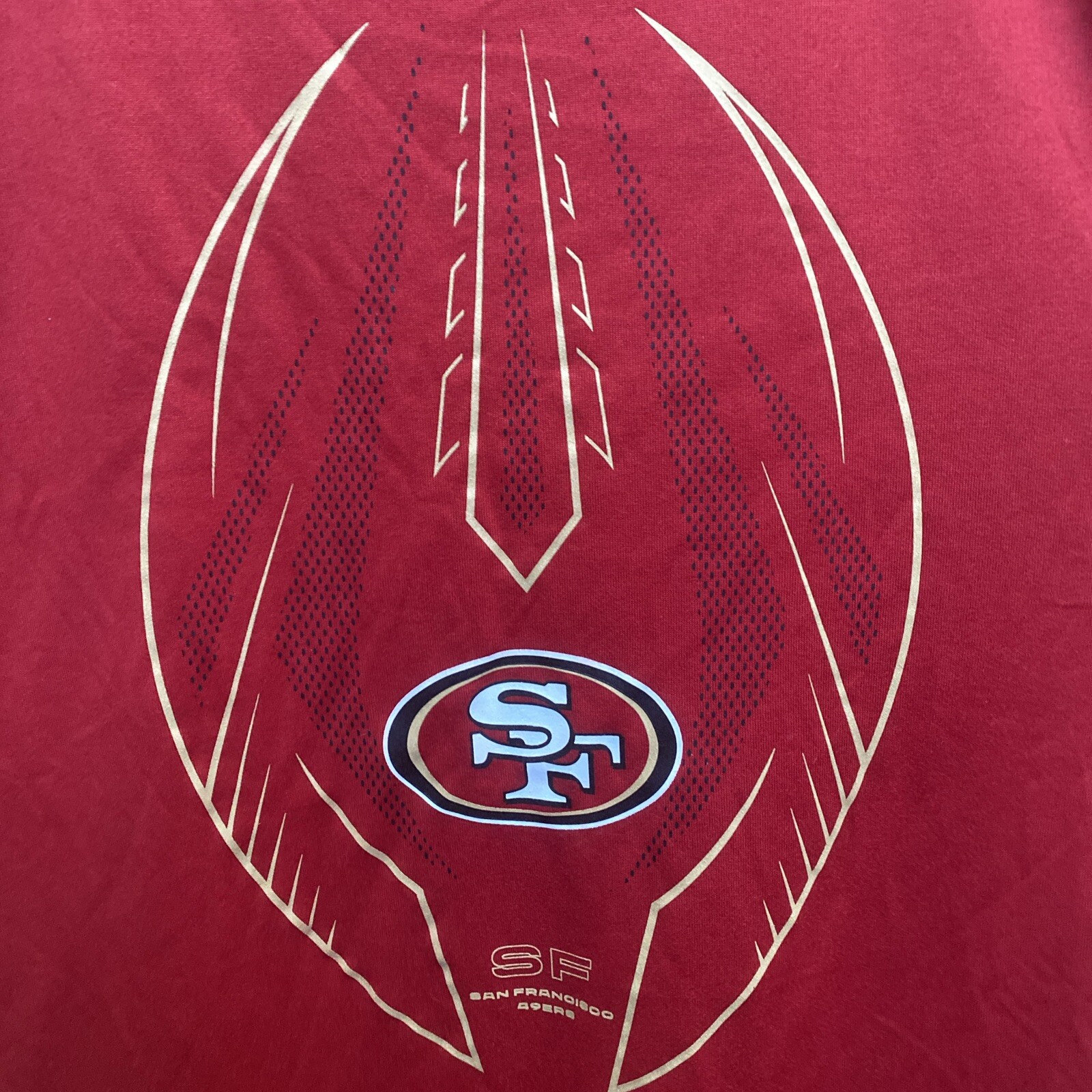 NEW Nike Mens Red 49s XL T-Shirt Short Sleeve Crew Neck NFL NWT $35 XL gallery