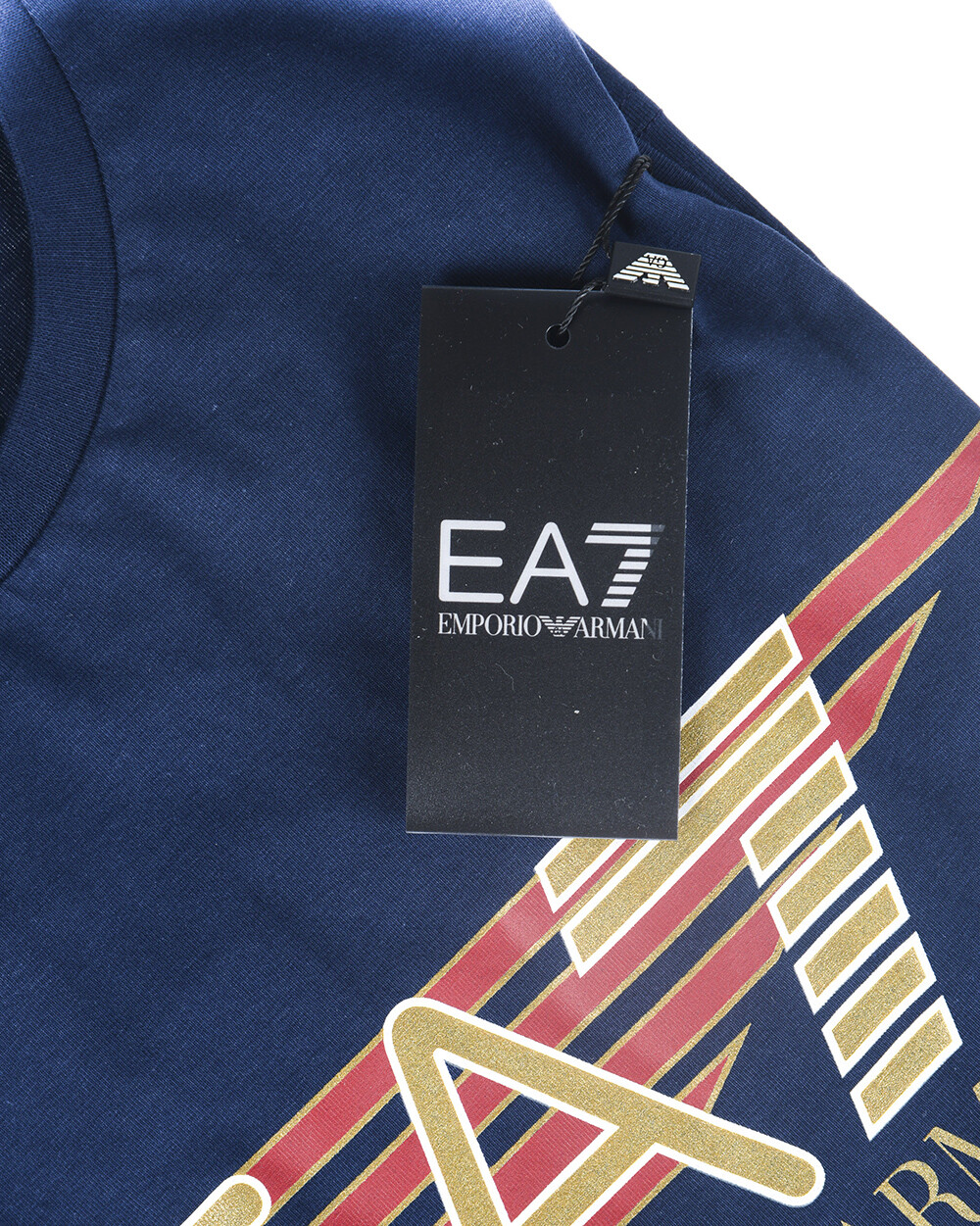 Emporio Armani EA7 T-Shirt Sweatshirt Man Blue 3ZPTA0PJM5Z 1554 Sz L MAKE OFFER gallery