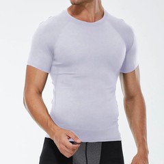 Men’s Compression Shirt Quick Dry Short Sleeve Sport T Shirt Gyms Running T-Shir