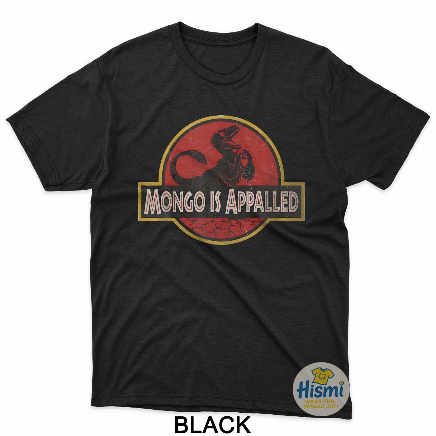 Retro Mongo Is Appalled Vintage Riding Dinosaur T-Shirt gallery