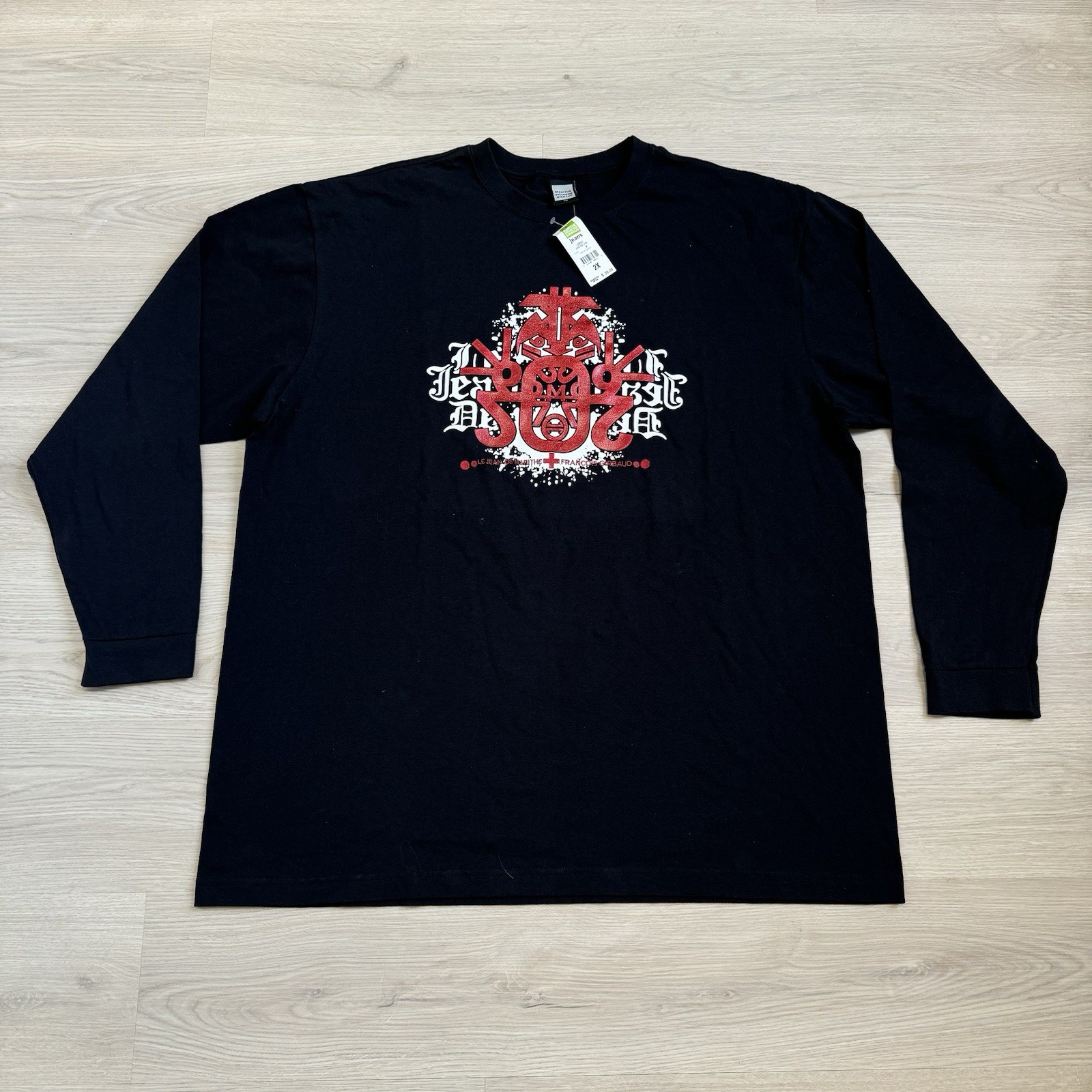 Brand New With Tags Vintage Marithe Francois Girbaud Shirt Long Sleeve Graffiti