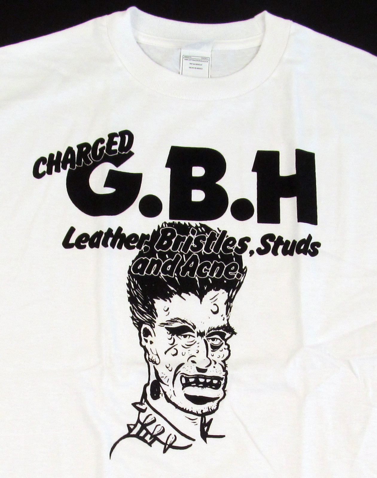 CHARGED GBH T-shirt G.B.H. Studs Punk Rock Tee Adult S,M,L,XL White New gallery