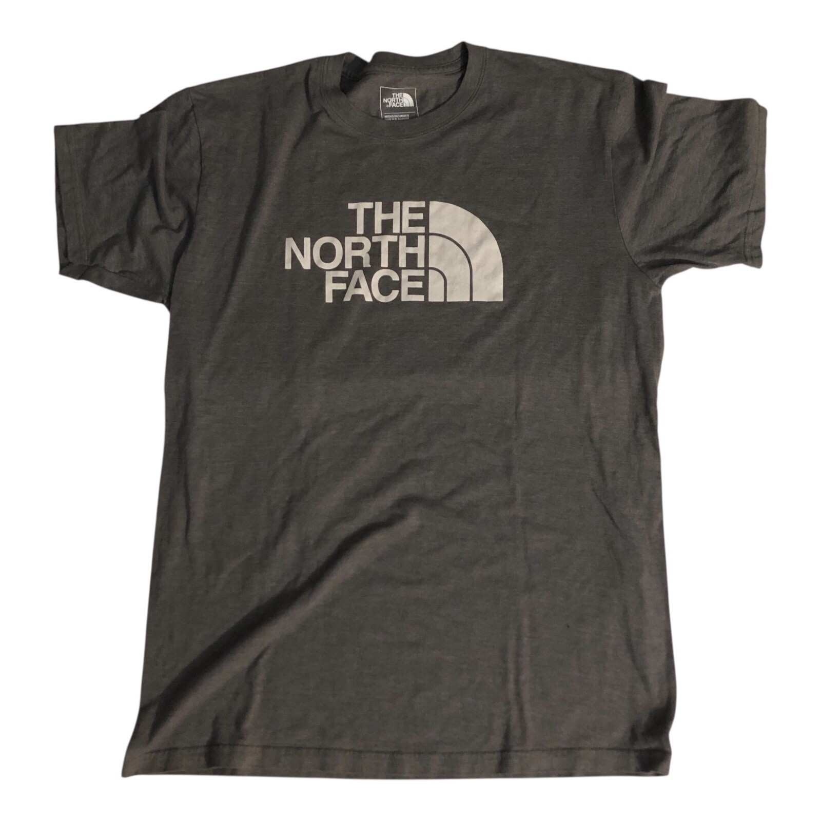 The North Face Shirt Mens M Gray Big Logo Graphic T-Shirt Tagless Cassic Fit gallery