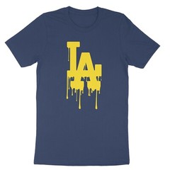 LA Drip, California, Los Angeles Red, Blue, Graphic Design Hip Hop Men’s T-Shirt