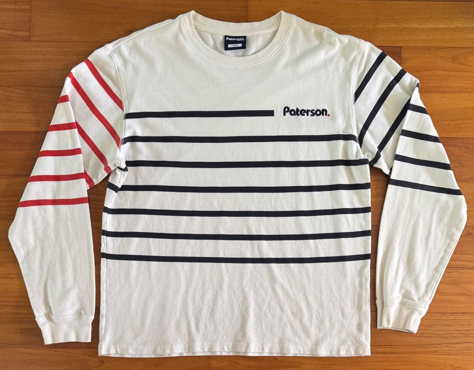PATERSON MADE FOR PLAY Long Sleeve Knit Striped Shirt (LRG) skateboarding tennis gallery