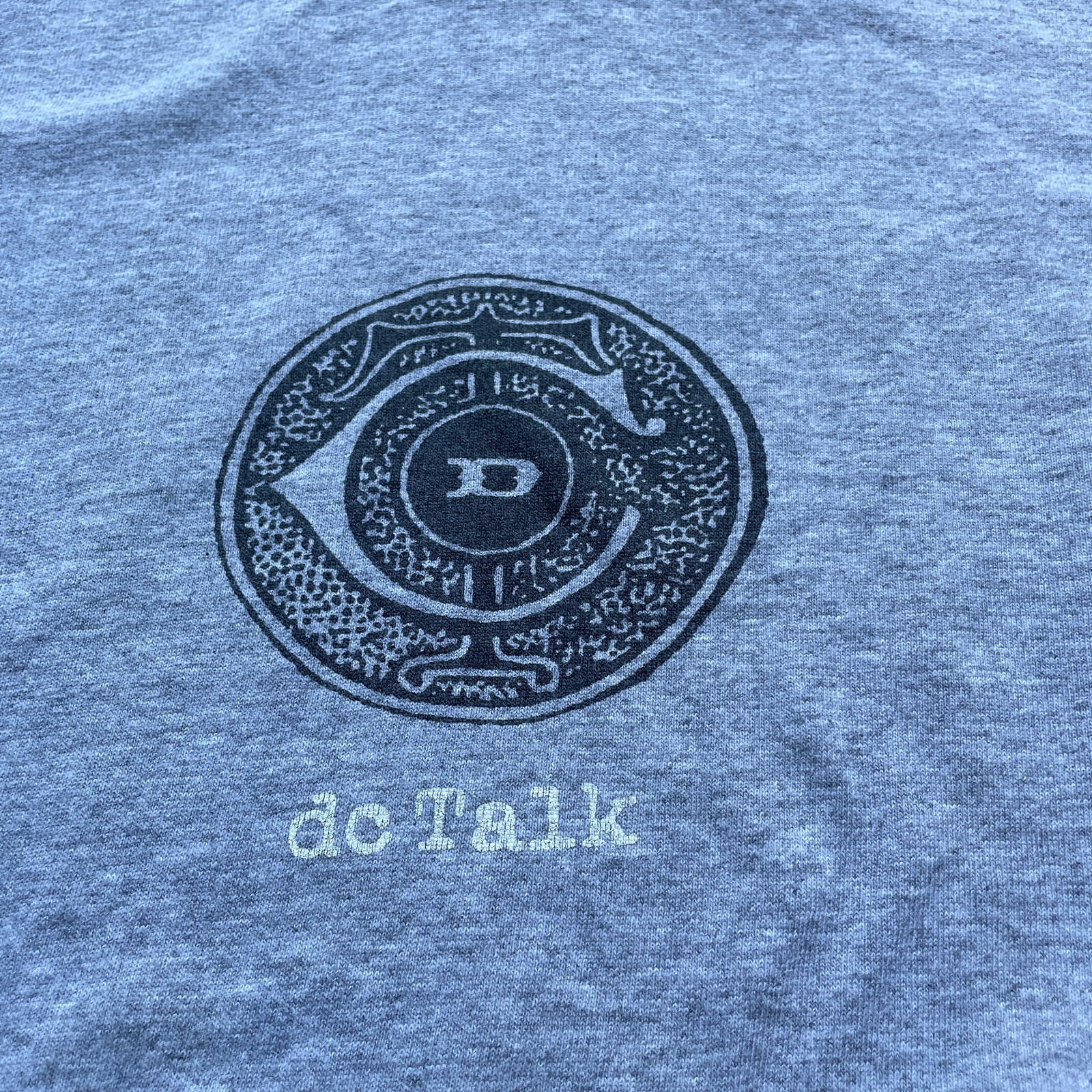 Rare Vintage DC Talk Promo T-Shirt Ringer Gray Men’s Large Christian Rap Hip-Hop gallery
