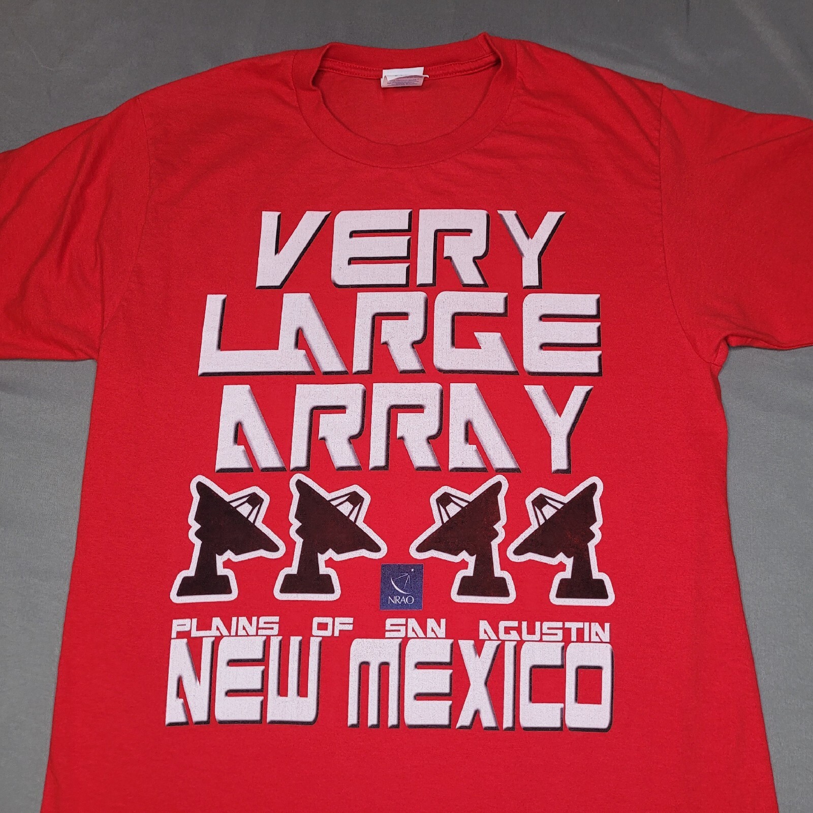 Karl G Jansky Very Large Array Shirt Mens Small Red NRAO VLA New Mexico NSF NASA gallery