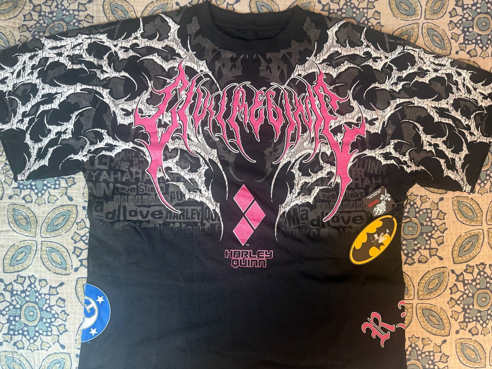 Civil Regime x DC Comics Harley Quinn 'Mad Love' All Over Print T-Shirt gallery