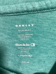 Oakley Seafoam Green Medium Polyester Blend T Shirt T 3