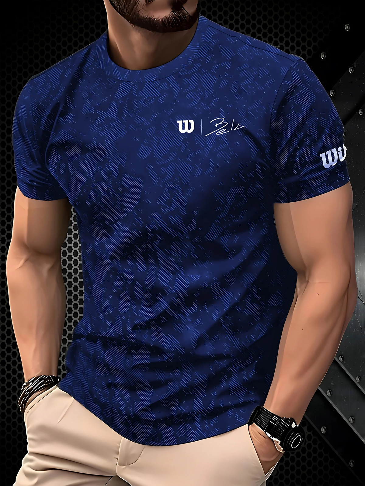New men's T-shirt for Summer 2026 quick-drying tennis breathable sportswear gallery