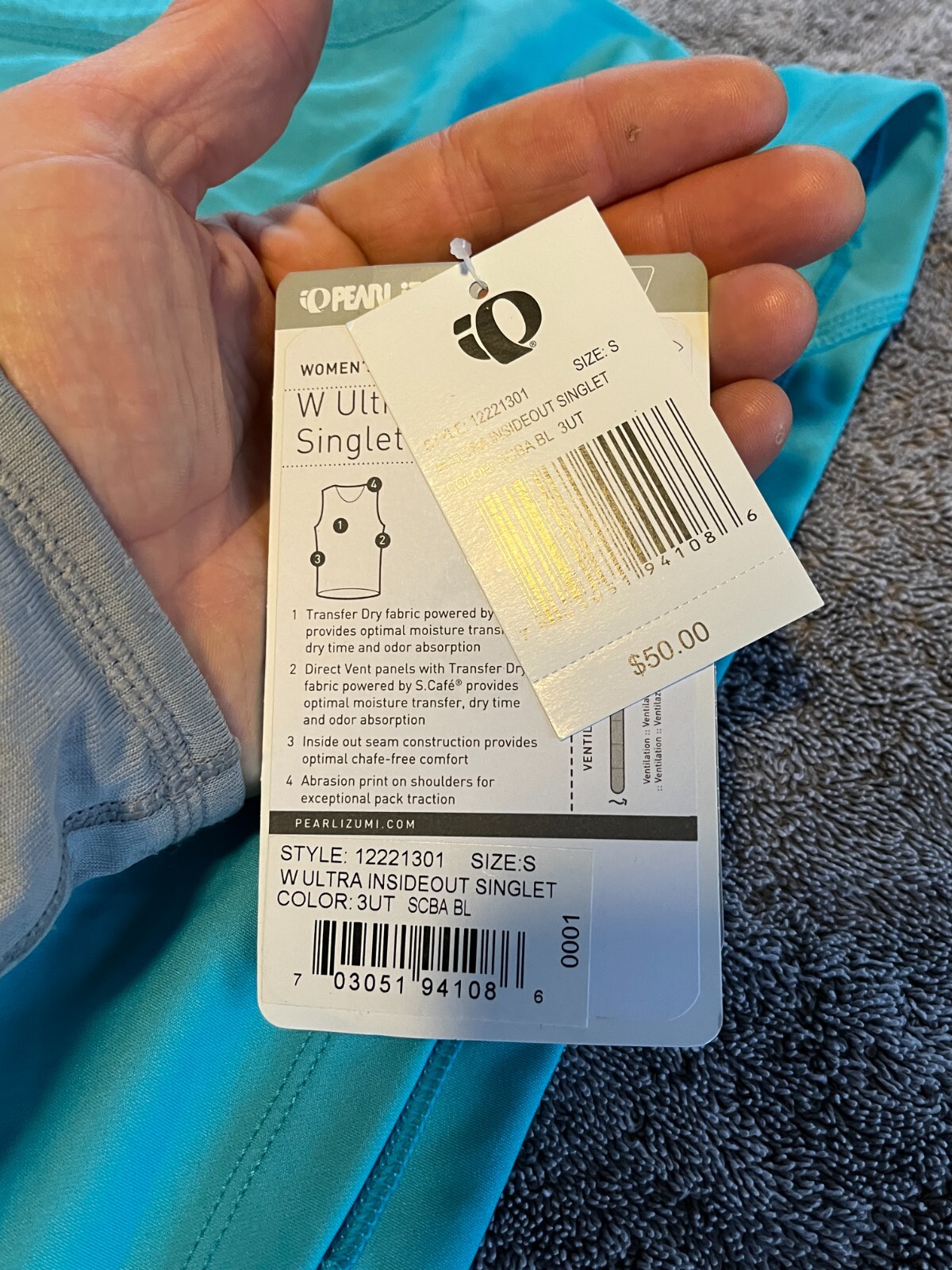 Pearl Izumi W Ultra Insideout Singlet, Small gallery