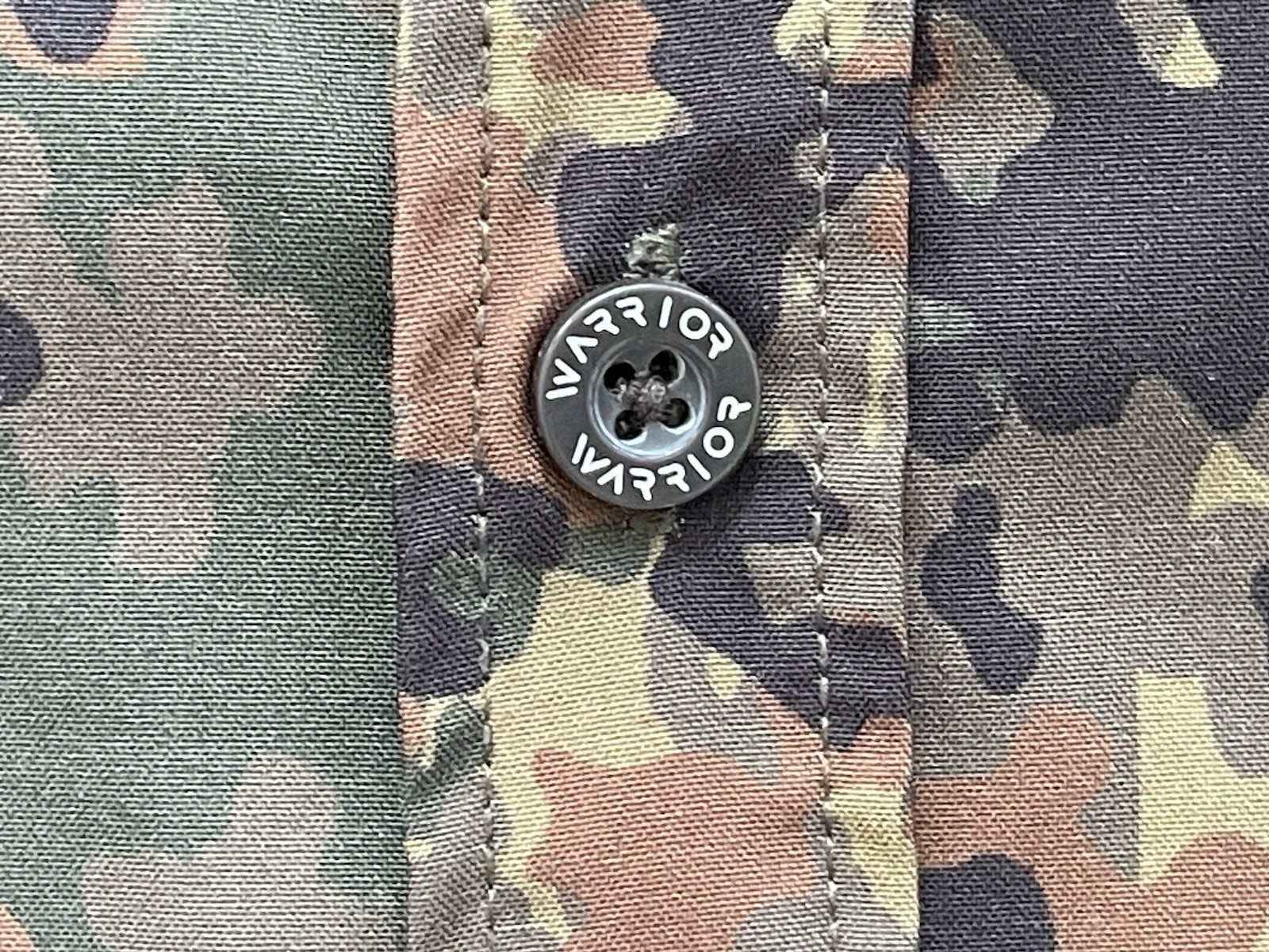 Warrior Warriorco Flecktarn Modern German Camo Tactical Button Up Shirt Medium M gallery