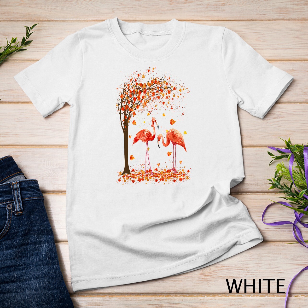 It’s Fall Y’all Flamingo Thanksgiving Halloween Funny Unisex T-shirt