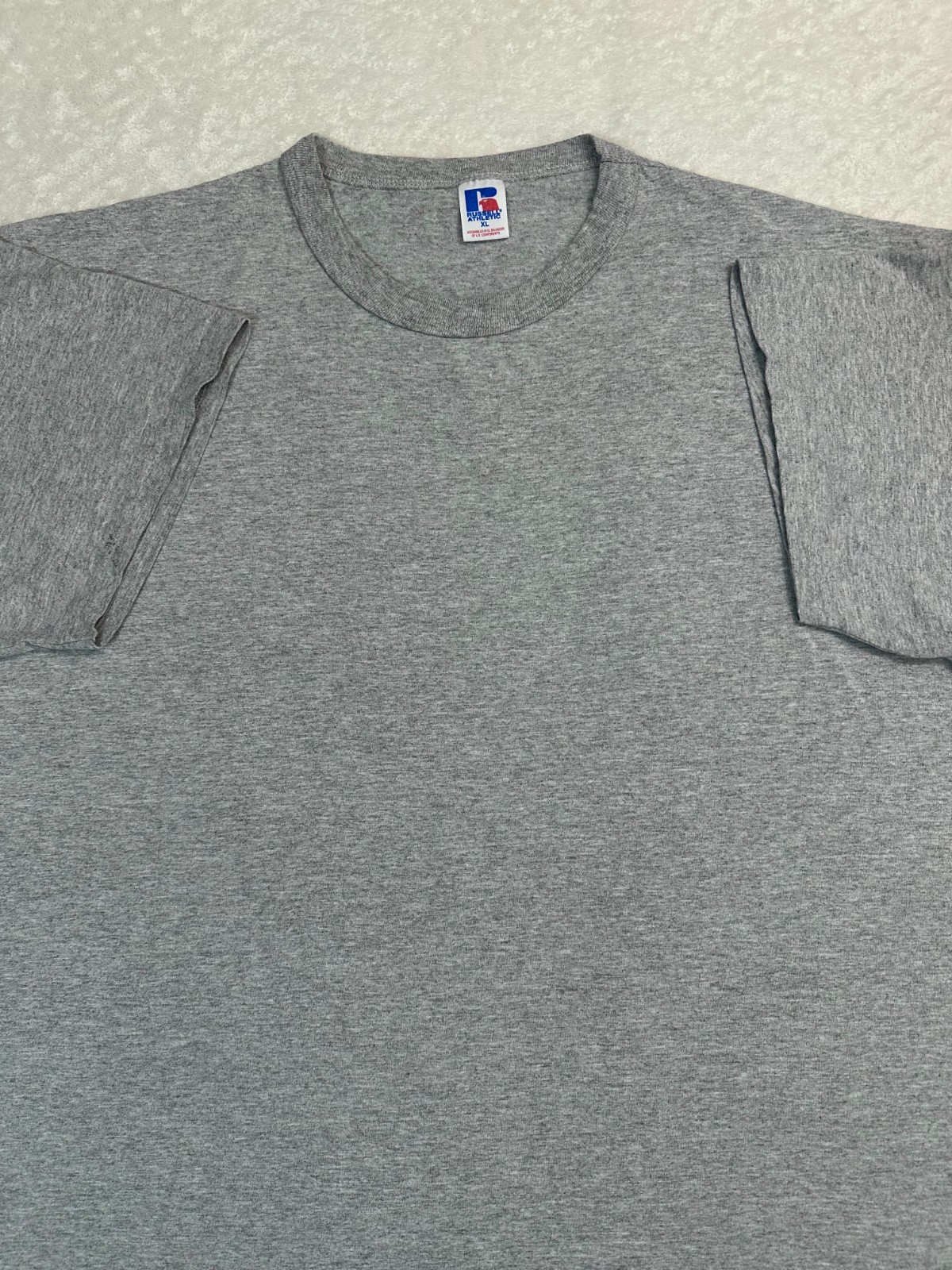 Vintage 1980s 80s 90s 1990s Russell Athletic Blank Basic Heavyweight T-Shirt, XL