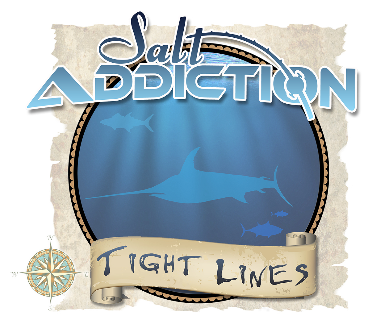 Salt Addiction Fishing t shirt,Saltwater shirt,Ocean,beach,life,Marlin,tuna gallery