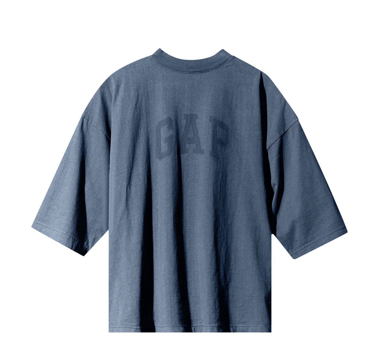 Yeezy Gap Balenciaga 3/4 Tee Dove Color Dark Blue Size Small Brand New