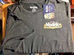 Modelo Men’s T-Shirt Size X-Large/Front-Back Graphics/Faded-Worn Look New w/Tags