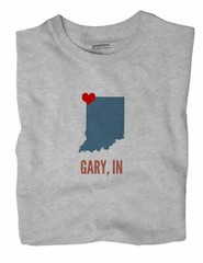 Gary Indiana IN T-Shirt HEART