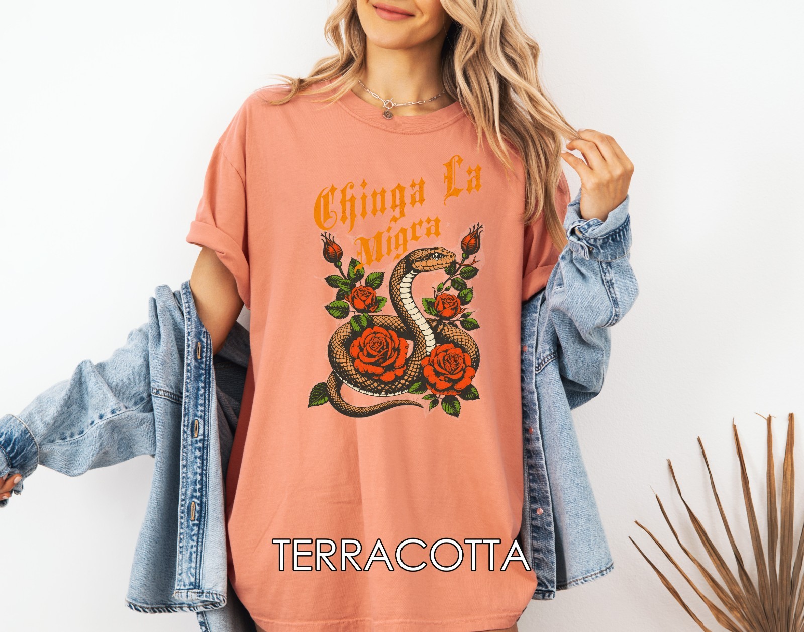 Comfort Colors Chinga La Migra Snake Shirt Anti-Ice Shirt Latino Rights Protest gallery