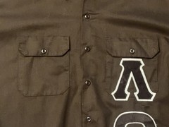 Dickies Shirt Tri Delta Alpha Theta Phi Size XXL Fraternity Sorority