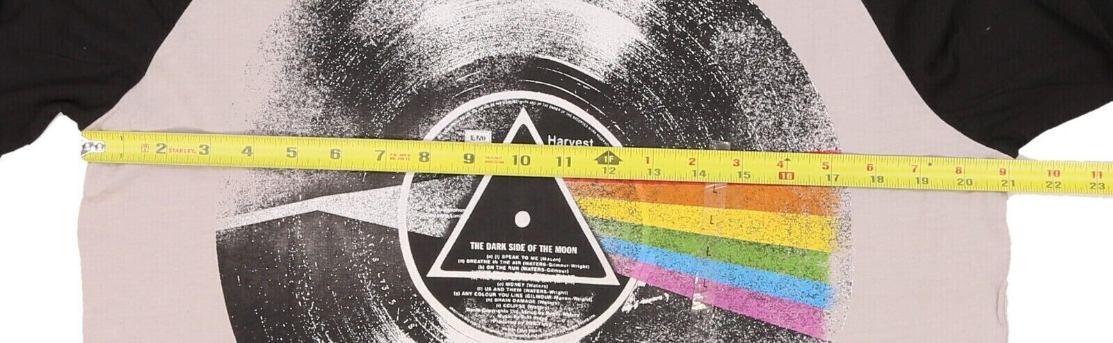 Men's PINK FLOYD THE DARK SIDE OF THE MOON T-Shirt Long Sleeve Size: L gallery