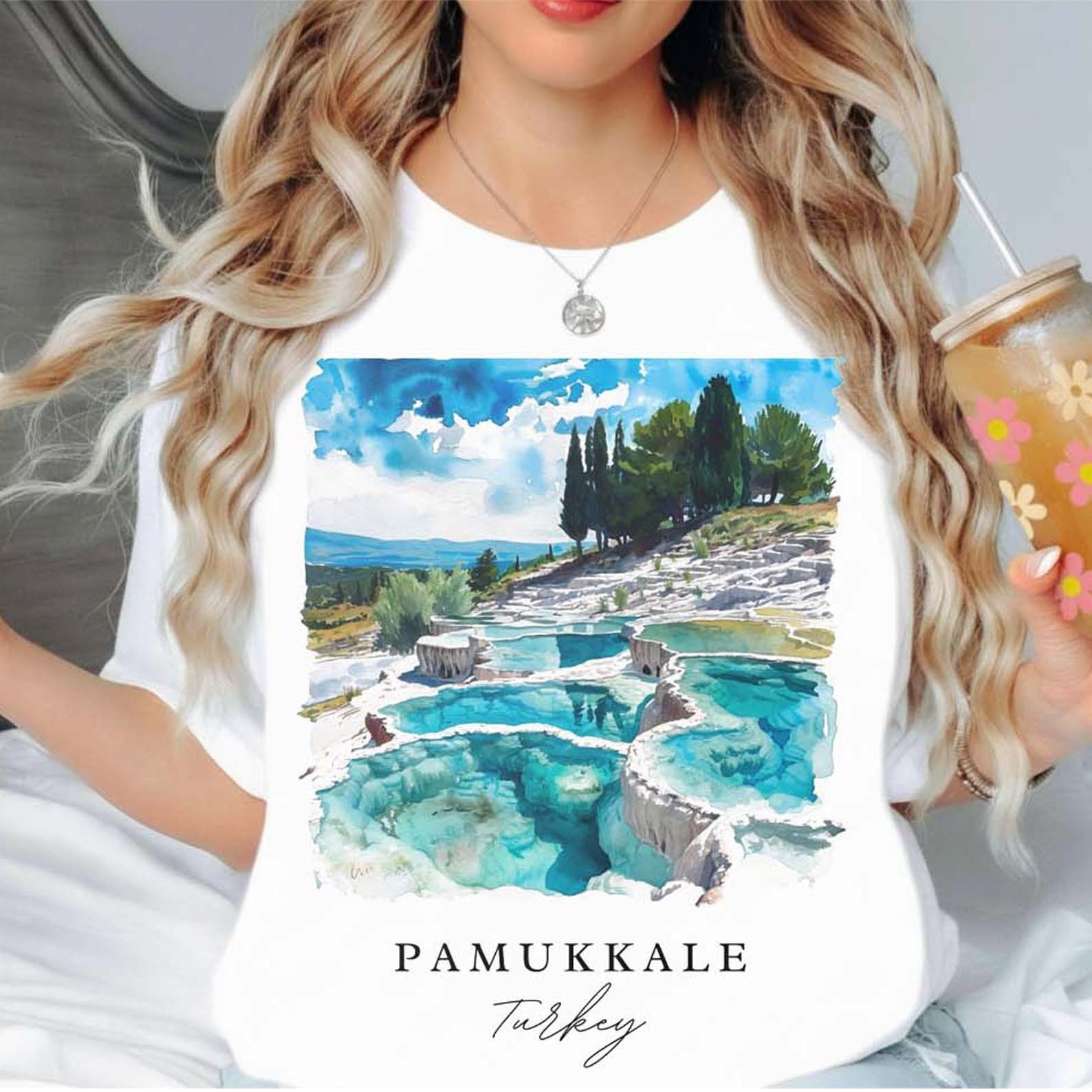 Pamukkale Turkey Unisex Shirt Travel Gift Turkey Trip Lover Favorite Tee