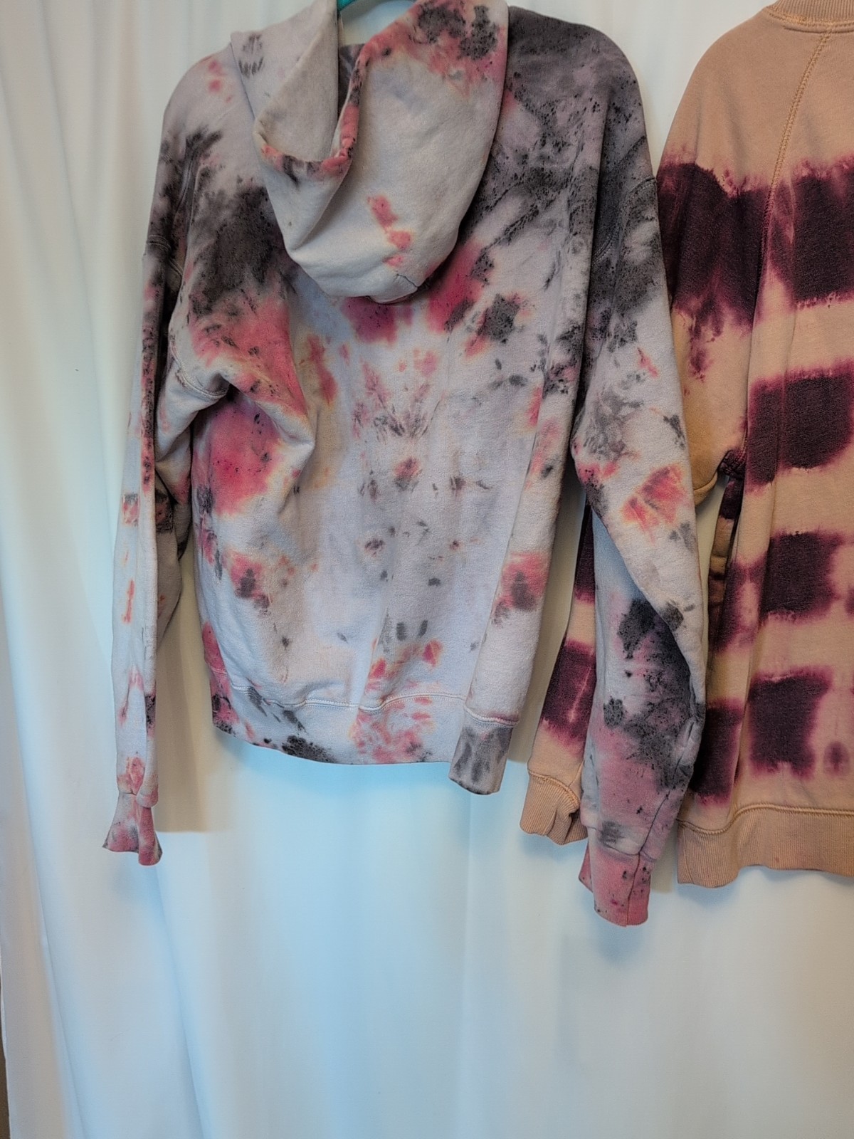 2 M colorful tie dye long sleeves: 1 ease of motion shirt 1 hanes hoodie gallery