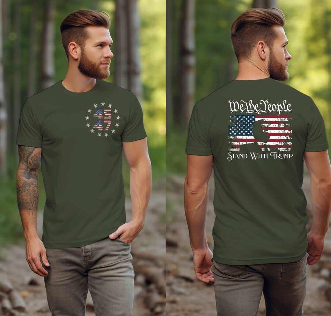 Trump 2024 We The People MAGA 45 47 Missed Me Never Surrender Legend T-Shirts